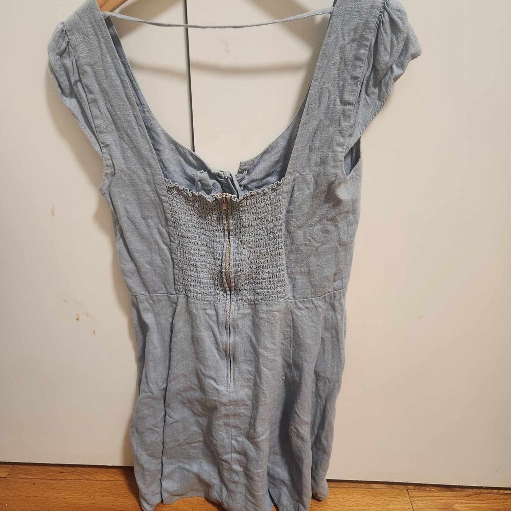 Reformation Chambray Dress Size 8 - Picture 2 of 5